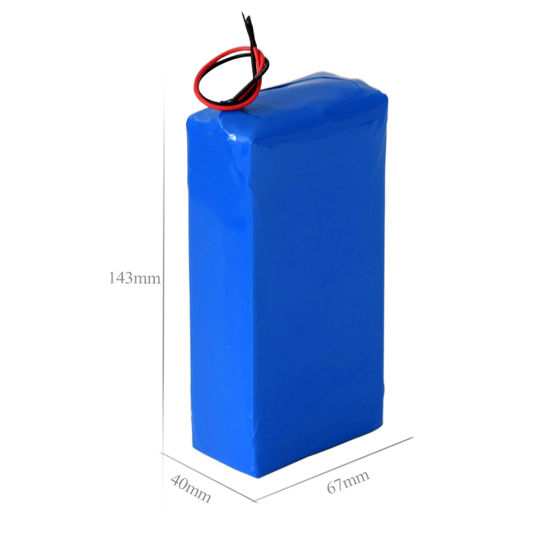 Batterie rechargeable 12V 10Ah Li polymère pour lumière LED