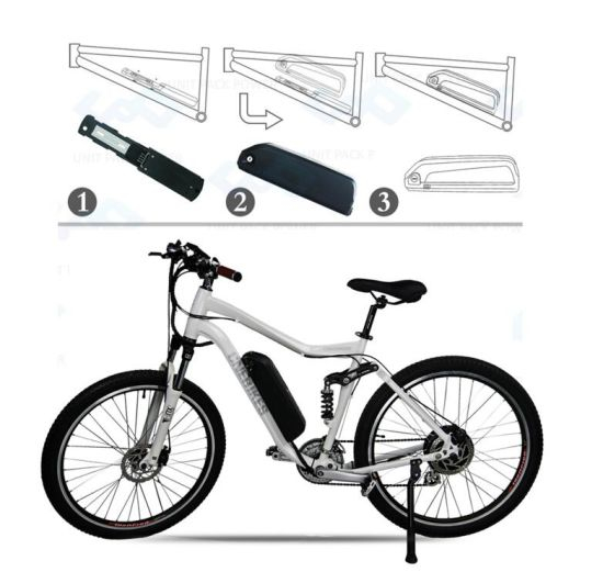 Batterie 48 volts Ebike 48V 15ah batterie de vélo électrique pour vélo 750W