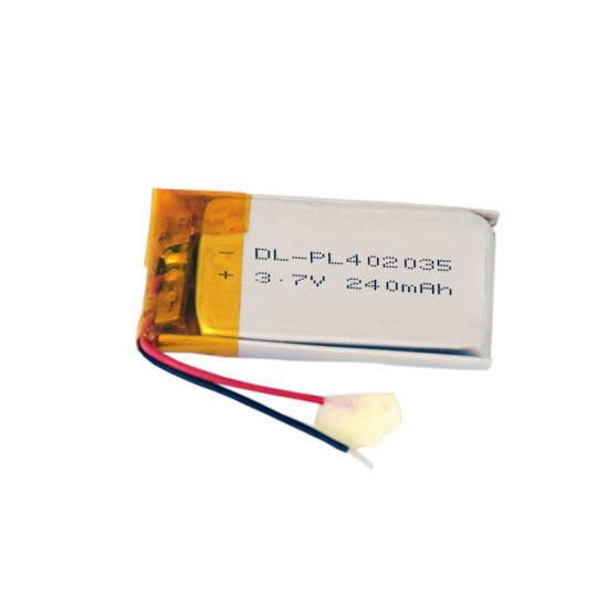 Batterie de produit électrique 402035 3.7V 230mAh Cellule de batterie Lipo Cellule li-polymère 3.7V