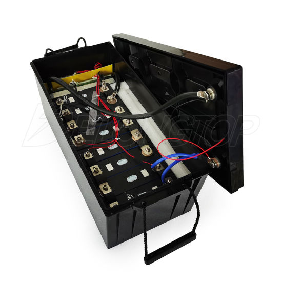 Batteries rechargeables lithium/lithium ion à décharge profonde 12 V/12 volts 200ah à haut débit avec indicateur LED et BMS