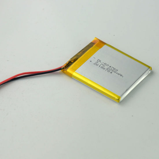 Petite batterie rechargeable au lithium de 3,7 V pour la vidéo